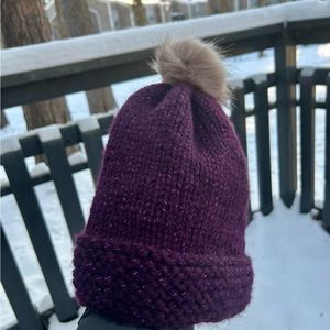 Plum Adult Size Beanie